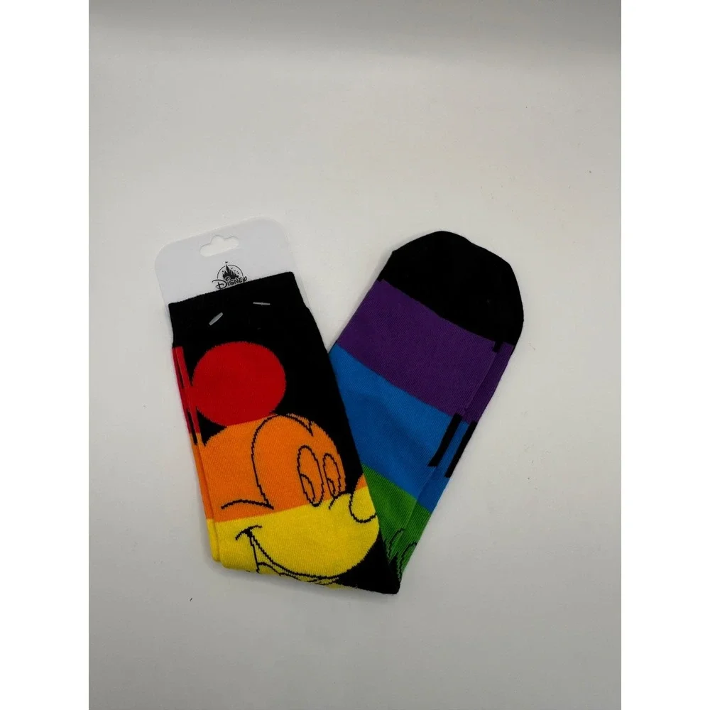 NWT Disney‎ Parks Rainbow Pride Mickey Mouse Socks LGBTQ+